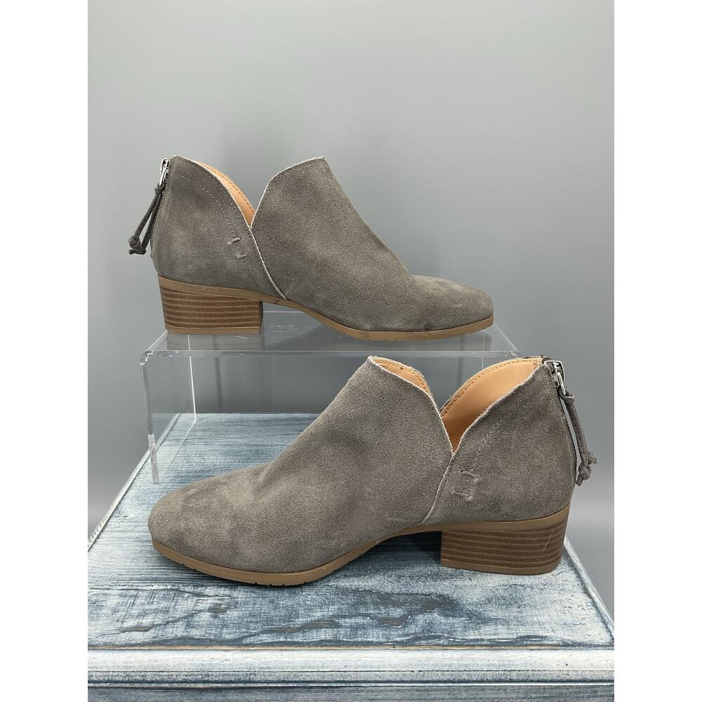 NEW Kenneth Cole Women’s Side Skip Booties Gray Size 5.5
